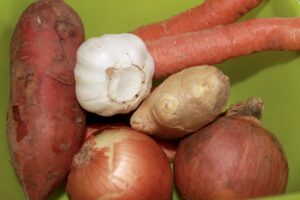 Roasted Vegetable and Feta Soup