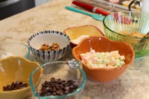 Peanut Butter and Marshmallow Cups.