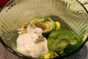 Avocado Stuffed Eggs
