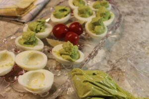 Avocado Stuffed Eggs