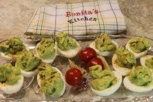 Avocado Stuffed Eggs