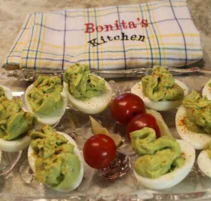 Avocado Stuffed Eggs