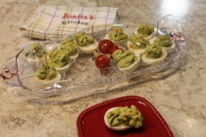 Avocado Stuffed Eggs
