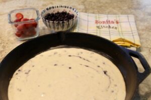 Cast Iron Baked Pan Cake