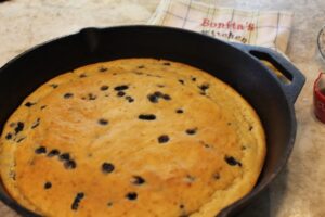 Cast Iron Baked Pan Cake