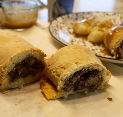 Meat and Biscuit Roll
