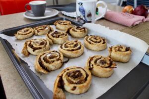 Pinwheel Onion Rolls