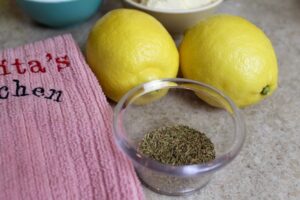 Lemon and Thyme Cake