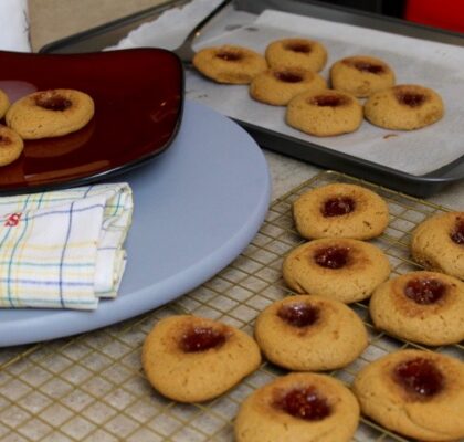 Peanut Butter and Jelly Cookies