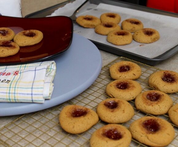 Peanut Butter and Jelly Cookies