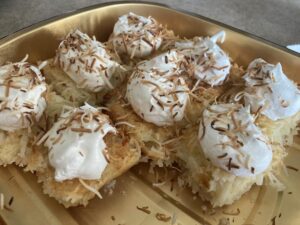 Coconut Cream Squares