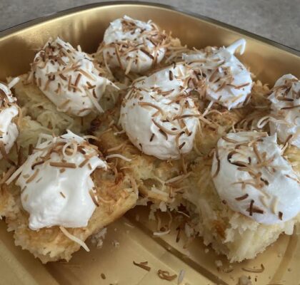 Coconut Cream Squares