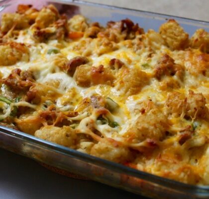 Tater Tot Breakfast Casserole