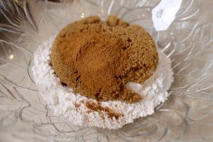 Rhubarb Streusel Pizza