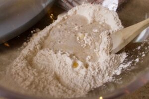 Rhubarb Streusel Pizza