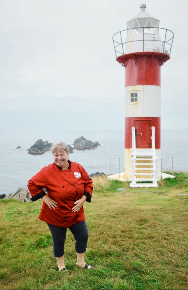 Bonita by the lighthouse in Port de Grave