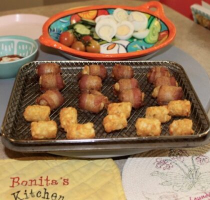Bacon Wrapped Potato Tots