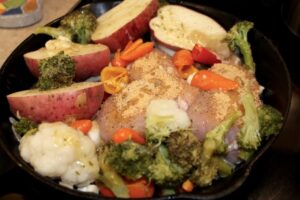 One Pan Chicken Meal