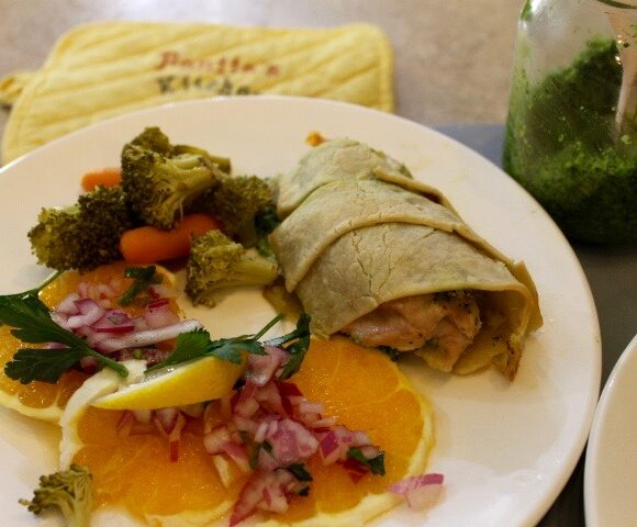 Pastry Pesto Chicken