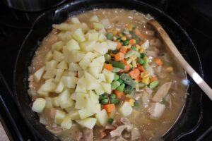 Bread Chicken Pot Pie