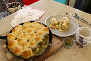 Bread Chicken Pot Pie