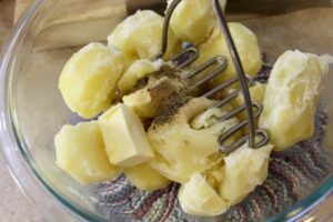 Steamed Salmon Pudding!