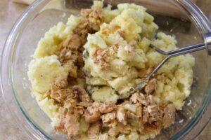 Steamed Salmon Pudding