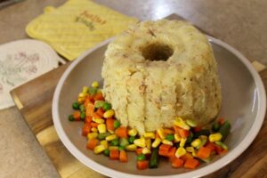 Steamed Salmon Pudding