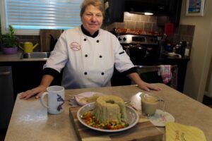 Steamed Salmon Pudding