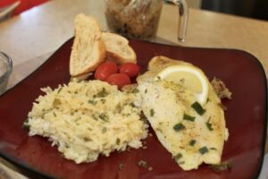Seasoned Baked White Fish