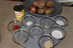 White Vegetable Potato Salad