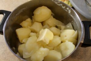 White Vegetable Potato Salad