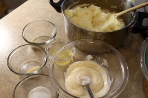 White Vegetable Potato Salad