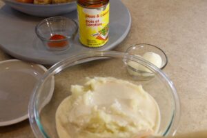 White Vegetable Potato Salad