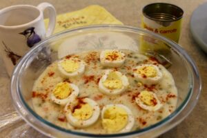 White Vegetable Potato Salad