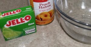 Jello Peach Dessert