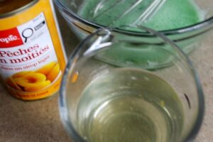 Jello Peach Dessert