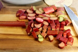 Rhubarb and Cherry Jam
