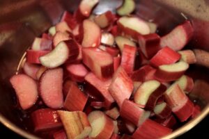 Rhubarb and Cherry Jam
