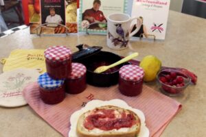 Rhubarb and Cherry Jam