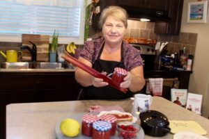Rhubarb and Cherry Jam