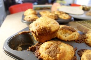Streusel Rhubarb Muffins
