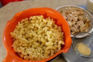 Mac and Chicken Bake