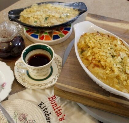 Mac and Chicken Bake